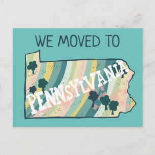 NEUE ZUHAUSE ADDRESS Pennsylvania Staat Karte