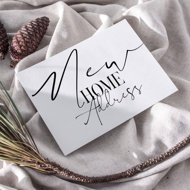 Neue Zuhause-Adresse Postkarte (Von Creator hochgeladen)