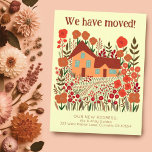 Neue Zuhause-Adresse Wir haben die Blume des Bauer Postkarte<br><div class="desc">Passen Sie diese sich bewegende Anzeigenkarte mit Ihrem eigenen Text auf der Vorder- und Rückseite an! Klicken Sie auf "Personalisieren" oben, um den Text zu bearbeiten. Klicken Sie anschließend auf "Bearbeiten mit dem Designwerkzeug", um die Schriftart, Farben und Einstellungen anzupassen. Karo meinen Shop für mehr oder lass mir wissen, wenn...</div>