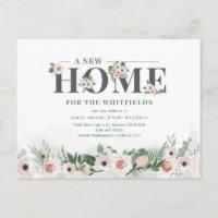Neue Zuhause-Adresse Wir haben die Blumenbewegung