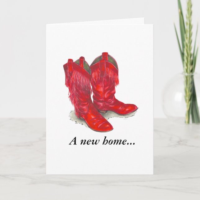 Neue Zuhause Änderung der Adresskarte Ankündigung (Vorderseite)