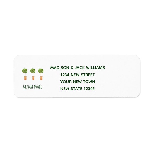 Neue Zuhause | Änderung der Anschrift | Ankündigun (Vorne)