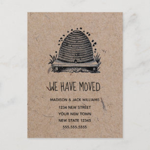Neue Zuhause   Änderung der Anschrift   Ankündigun Postkarte