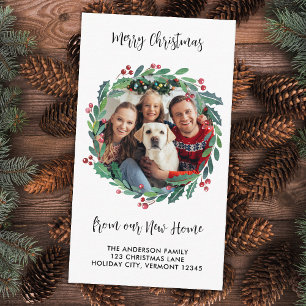 Neue Zuhause Custom Foto Greenerity Holiday Moving Begleitkarte