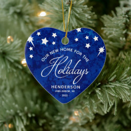 Neue Zuhause für das Holidays Real Anwesen Logo Keramik Ornament