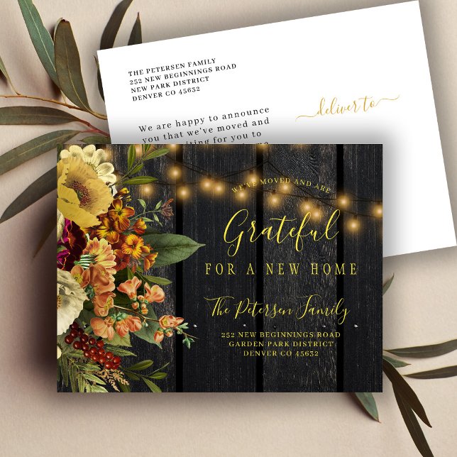 Neue Zuhause für den Erntedank, der sich bewegt Ankündigungspostkarte (Von Creator hochgeladen)