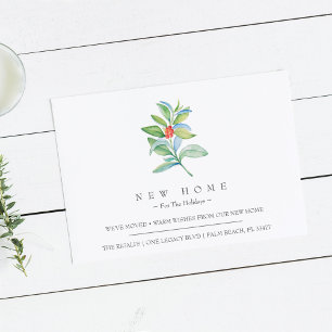 Neue Zuhause für die Feiertage-Ankündigung Postkarte