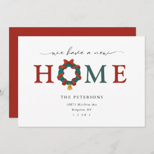 Neue Zuhause für die Weihnachtsfeiertage Ankündigung