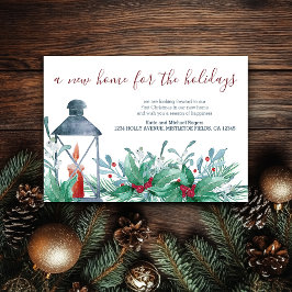 Neue Zuhause für Holidays Holly Mistletoe Moving Ankündigung