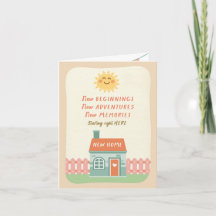 Neue Zuhause Gratulation Neue Abenteuer starten hi