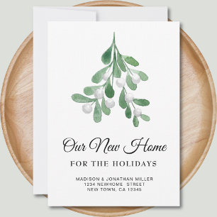 Neue Zuhause Holidays Moving Ankündigung