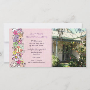 Neue Zuhause House Erwärmung Party Fotokarte