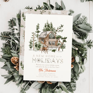 Neue Zuhause House Hütte Winterscape Weihnachten