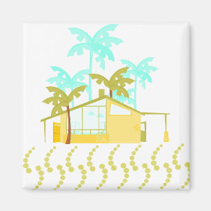 Neue Zuhause in den Palmen Magnet