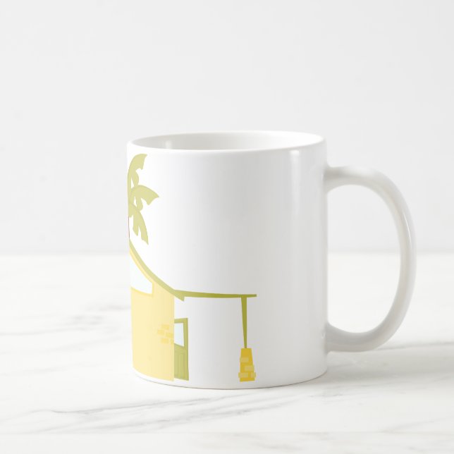 Neue Zuhause in den Palmen Tasse (Rechts)