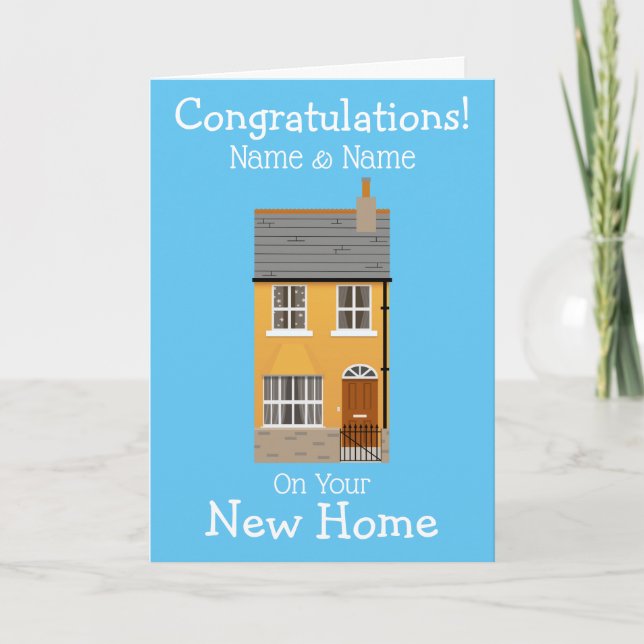 Neue Zuhause Karte (Vorderseite)