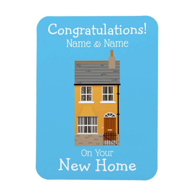 Neue Zuhause Magnet (Vertikal)