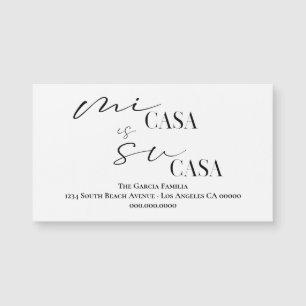 Neue Zuhause Mi Casa neue Adresse Magnetkarte
