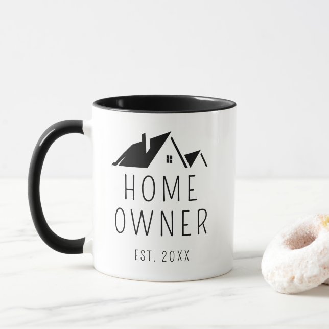 Neue Zuhause Owner Coffee Tasse (Mit Donut)