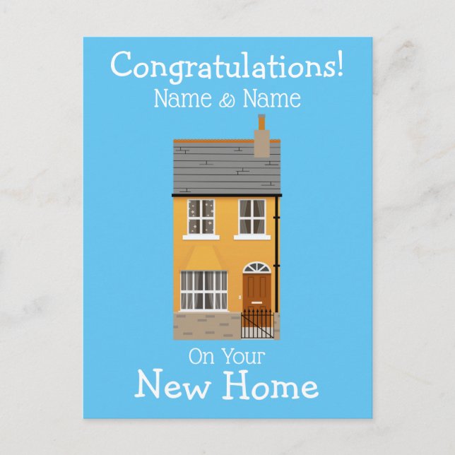 Neue Zuhause Postkarte (Vorderseite)