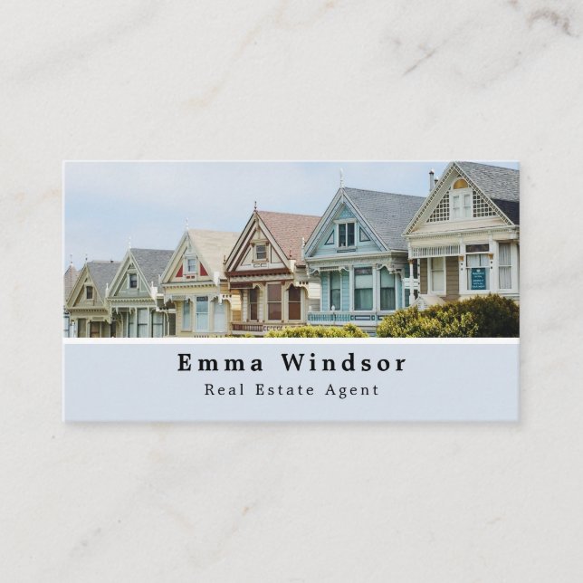Neue Zuhause, Realtor, Anwesen Agent Business Card Visitenkarte (Vorderseite)