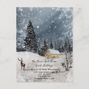 Neue Zuhause Sweet Zuhause Moving Address Postcard Ankündigungspostkarte