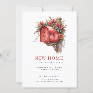 Neue Zuhause Weihnachts-E-Mail - Neue Adresse ände Feiertagskarte