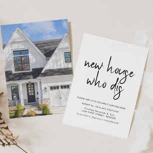 Neue Zuhause Who Dis Housewarming Party Einladung