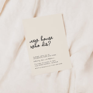 Neue Zuhause Who Dis Housewarming Party Einladung