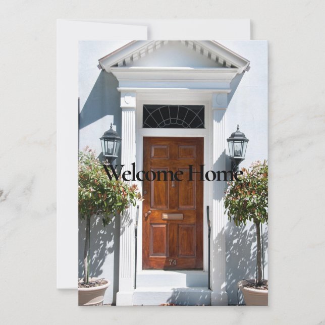 Neue Zuhause wünscht Grußkarte Karte (Vorderseite)