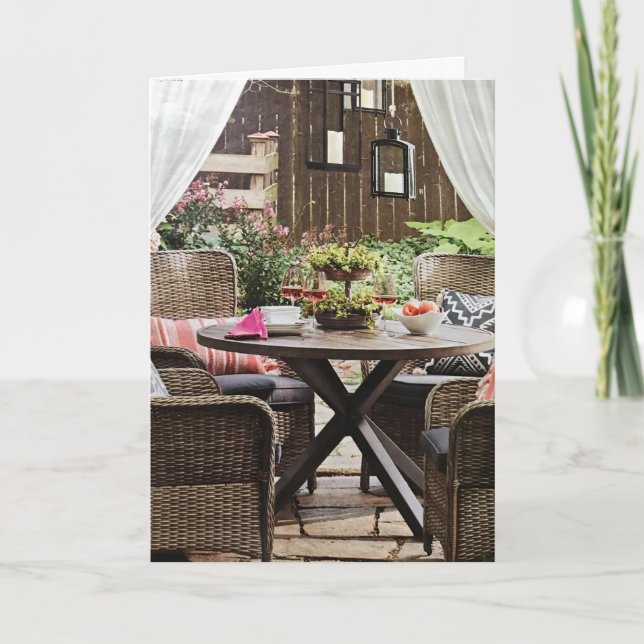 ***NEUE ZUHAUSE*** WÜNSCHT IHNEN VIEL GLÜCKLICHKEI KARTE (Vorderseite)