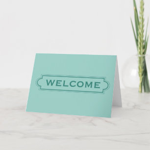 Neueinstellungsreihe - Willkommen  - Onboarding-Ka Karte