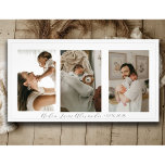 Neueltern Baby 3 Foto Collage Personalisiert<br><div class="desc">Ein einfaches,  modernes 3-Foto-Poster neuer Eltern und Neugeborener. Personalisieren Sie Ihre Geburt mit dem Namen Ihres Babys und dem Geburtsdatum unter den Fotos.</div>