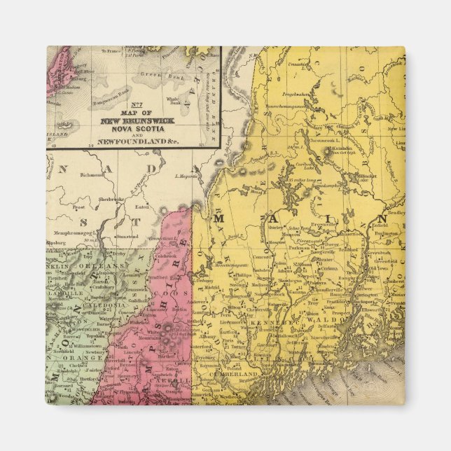 Neuen England 3 Magnet (Vorne)