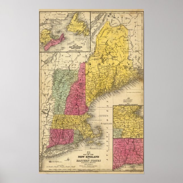 Neuen England 3 Poster (Vorne)