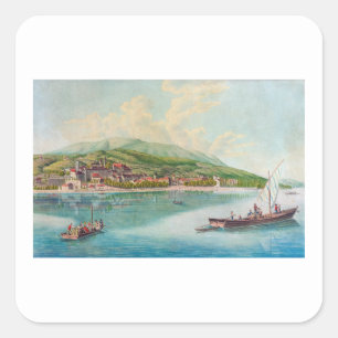 Neuenburg, Schweiz Quadratischer Aufkleber