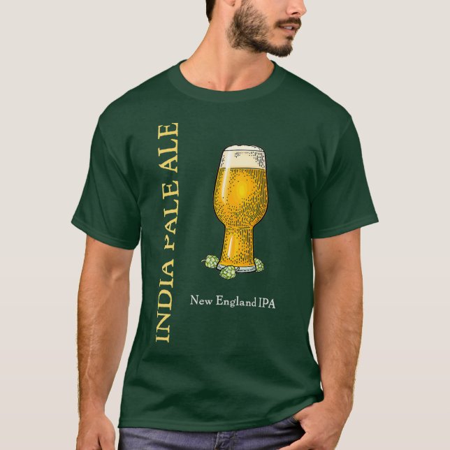 Neuengland Indien Blale Ale IPA Craft Beer Gift T-Shirt (Vorderseite)