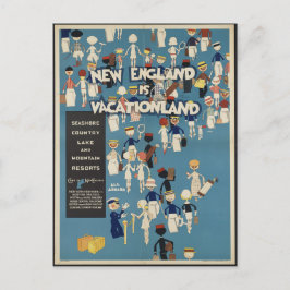 Neuengland ist Vacationland VintageTravel Postcard Postkarte