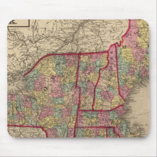 Neuengland und New York Mousepad