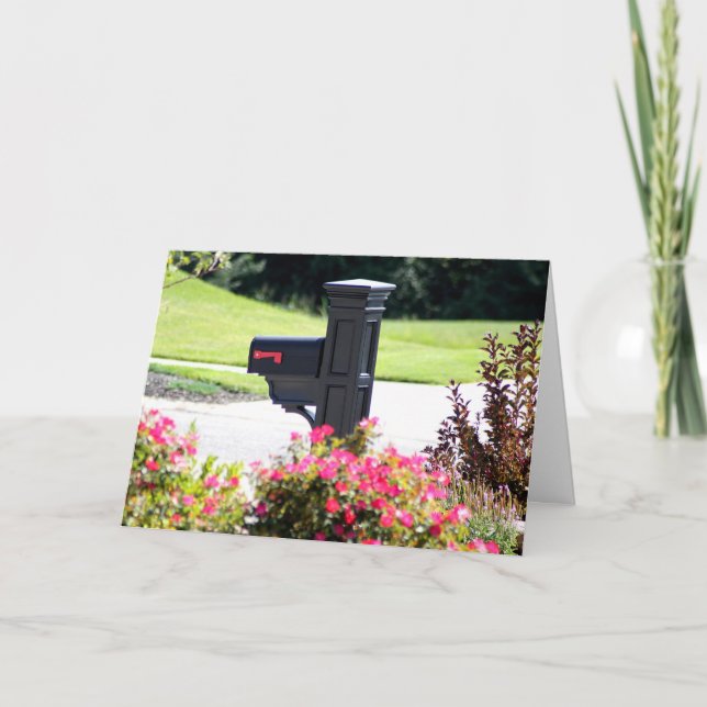 Neuer Adressen-Briefkasten Ankündigung (Vorderseite)