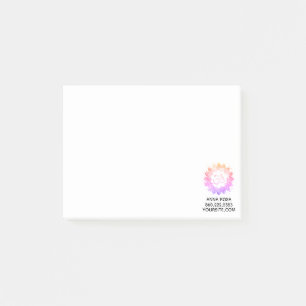 *~* neuer Alters-OM-Om-Symbolmandala-Lilien-Lotos Post-it Klebezettel