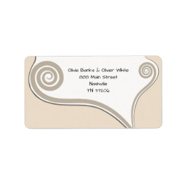 Neuer Anfang - Stilvolle Frühjahrsfeier Adressaufkleber