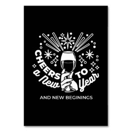 Neuer Anfang Weingläser - Illustration 2 Tischnummer