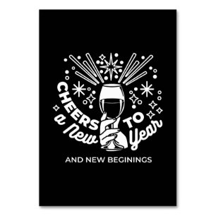 Neuer Anfang Weingläser - Illustration 2 Tischnummer