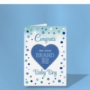 Neuer Baby Boy! Glückwünsche für Neugeborene