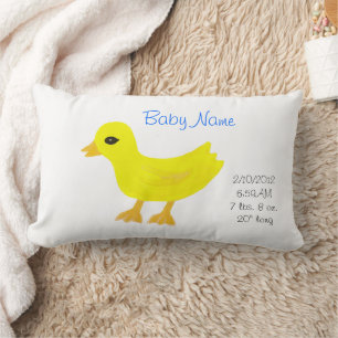 Neuer Baby-Junge Gummi-Ente Reversible Blau Lendenkissen