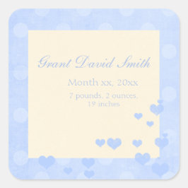 Neuer Babybock-Aufkleber Quadratischer Aufkleber