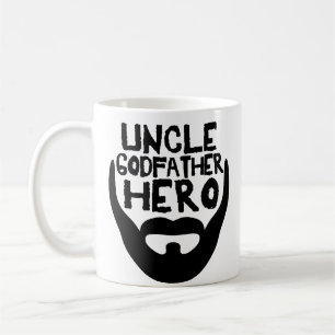Neuer BabyGodparent Onkel-Godfather Hero Coffee Kaffeetasse