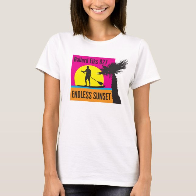 NEUER BAR FUNDRAISER Endless Sunset T-Shirt (Vorderseite)