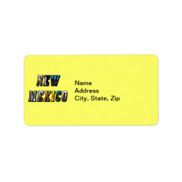 Neuer Bildtext für Mexiko Adressaufkleber